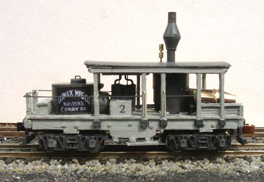 N scale vertical boiler 13-ton Climax