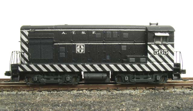 N scale brass handrails Minitrix FM switcher