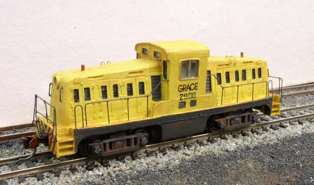 N scale 65-ton Whitcomb centercab elevated
